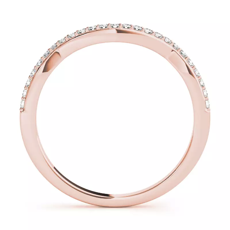 14K Rose Gold Ceil Band