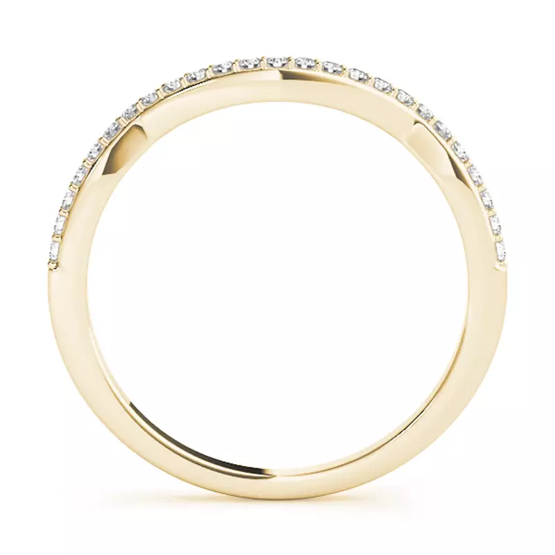 14K Yellow Gold Ceil Band