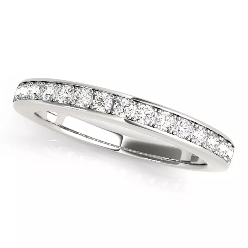 18K White Gold Nika Band