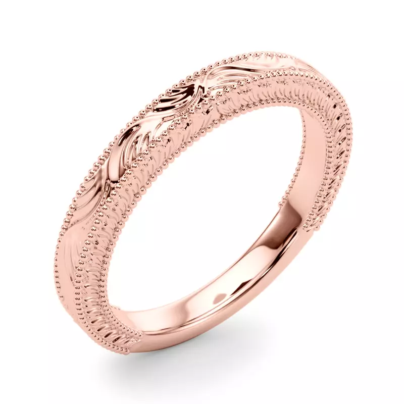 14K Rose Gold Mila Vintage-Inspired Band