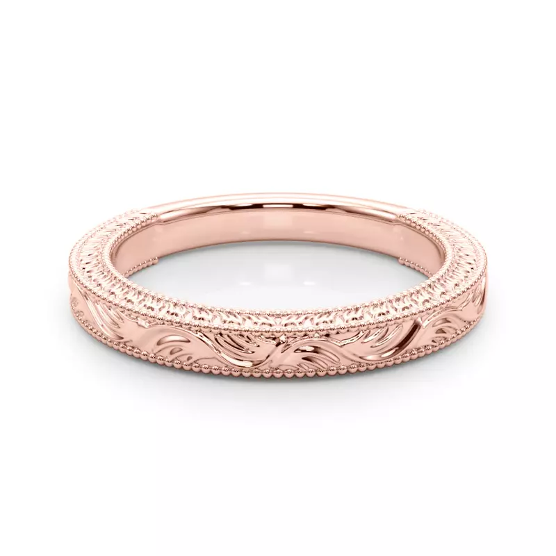 14K Rose Gold Mila Vintage-Inspired Band