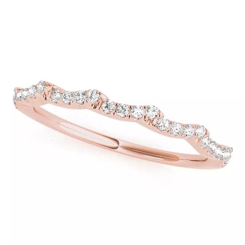 14K Rose Gold Abigail Band