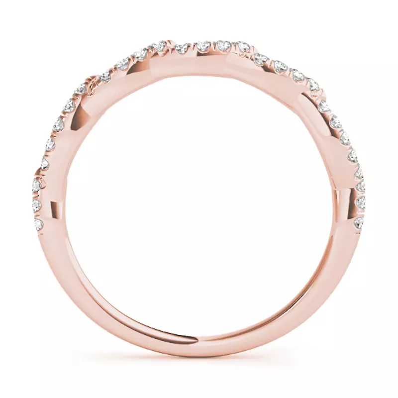 14K Rose Gold Abigail Band