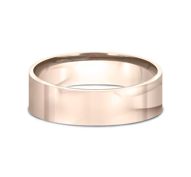 Flat Comfort-Fit Band (8mm)