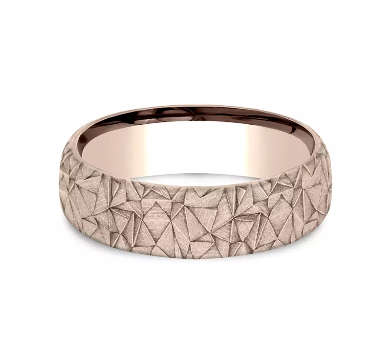 Prism Texture Comfort-Fit Band (6.5mm)