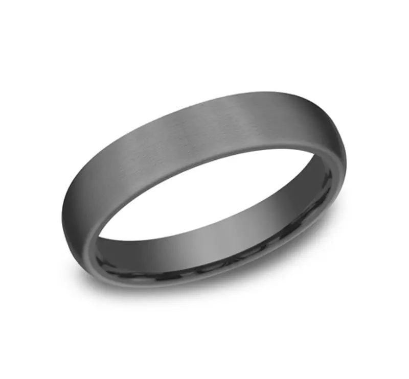 Tantalum Charcoal Satin Comfort-Fit Band (4.5mm)