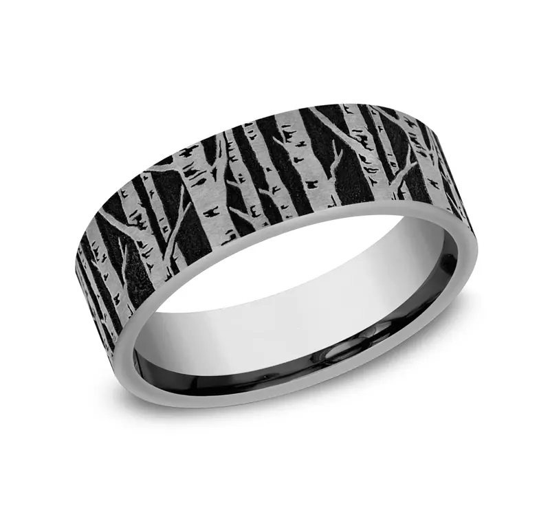 Tantalum Birchline Comfort-Fit Band (7mm)