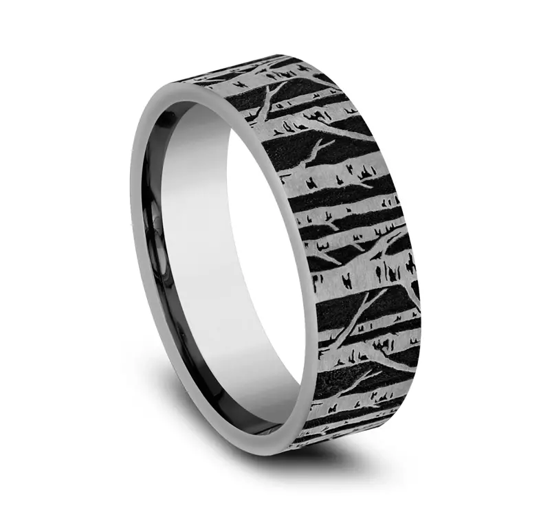 Tantalum Birchline Comfort-Fit Band (7mm)