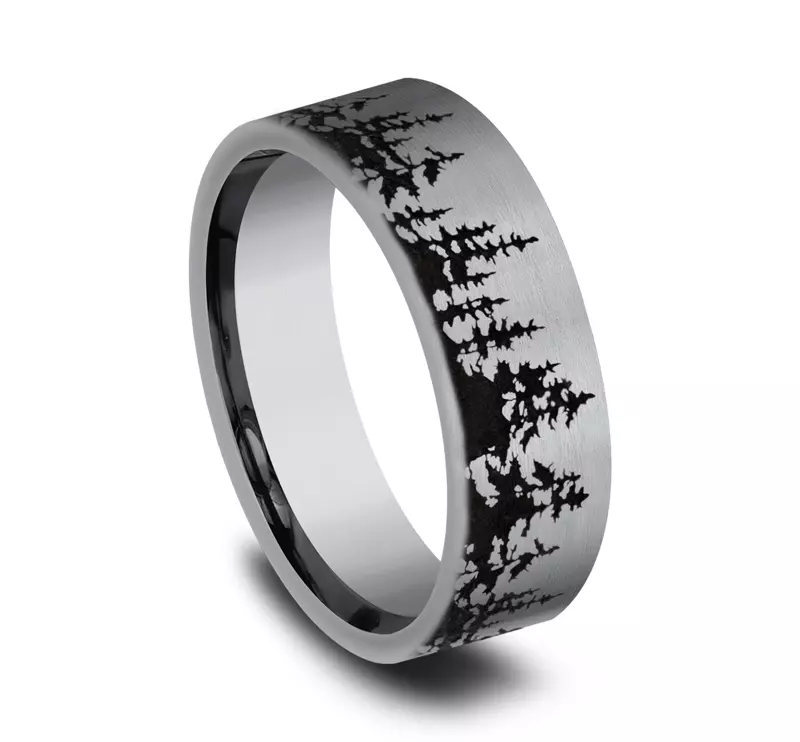 Tantalum Timberline  Comfort-Fit Band (8mm)