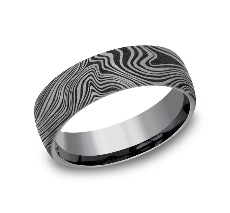 Tantalum Savannah Comfort-Fit Band (6.5mm)