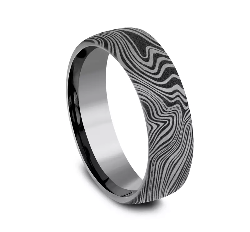 Tantalum Savannah Comfort-Fit Band (6.5mm)