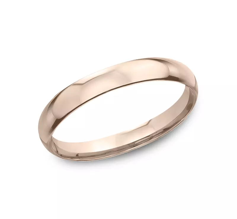14K Rose Gold Classic Comfort-Fit Band (2.5mm)