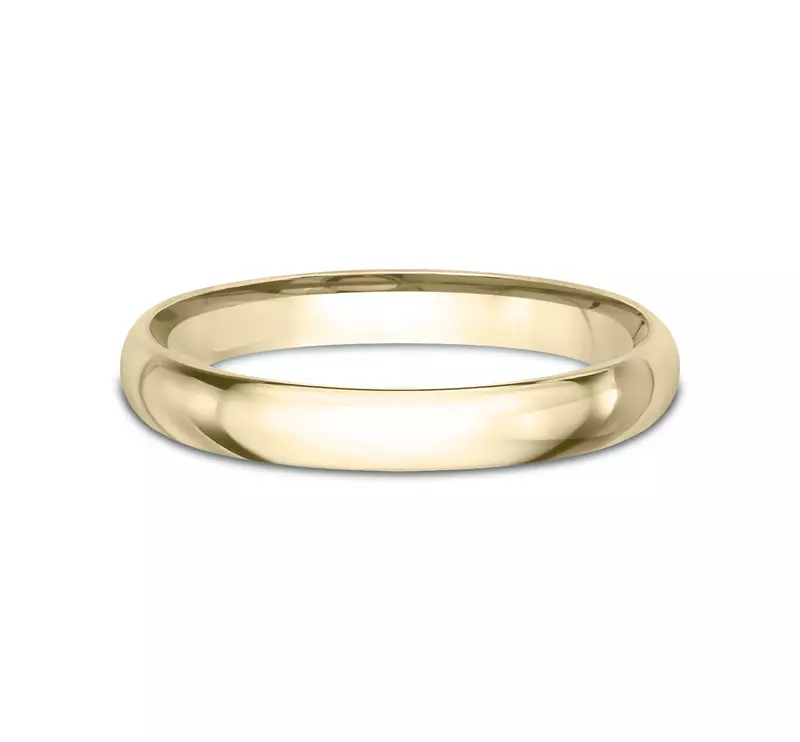 14K Yellow Gold Classic Comfort-Fit Band (2.5mm)