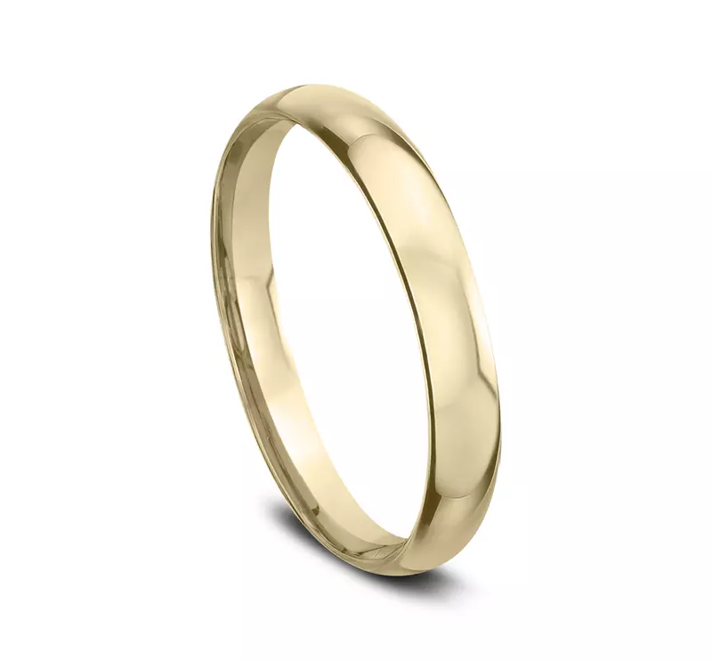 18K Yellow Gold Classic Comfort-Fit Band (2.5mm)