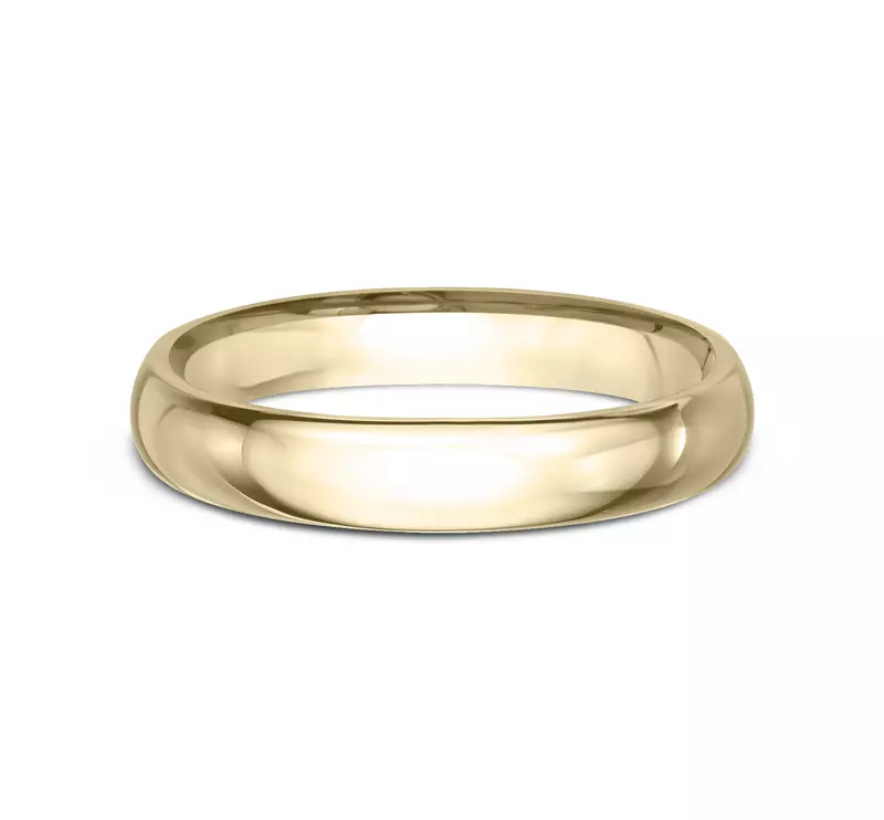 14K Yellow Gold Classic Comfort-Fit Band (3mm)