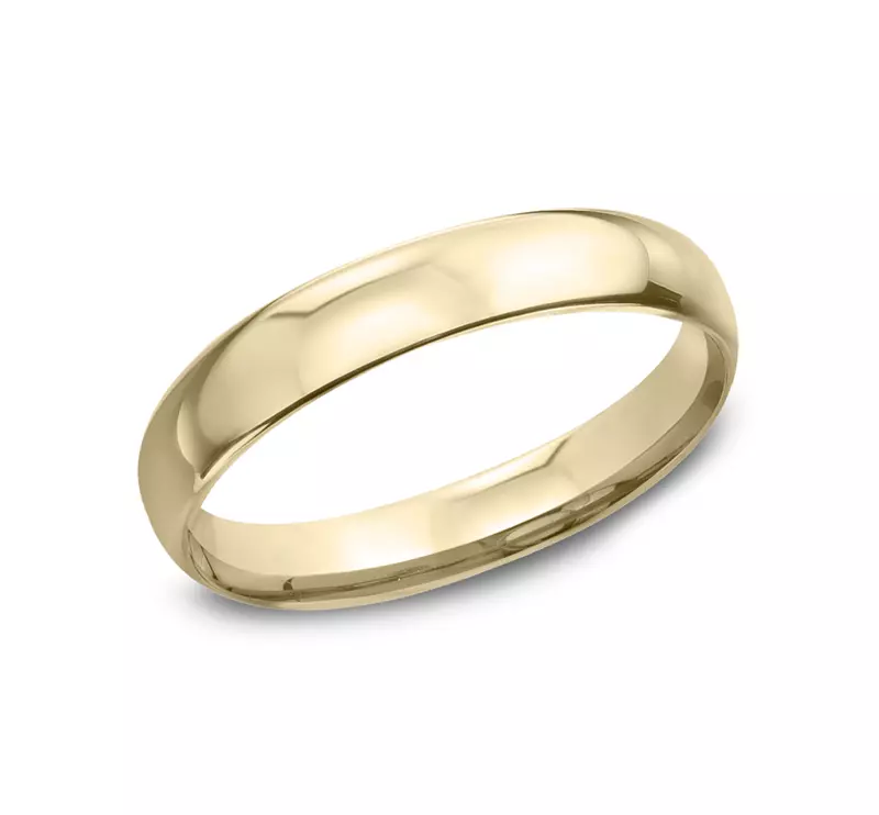14K Yellow Gold Classic Comfort-Fit Band (3mm)