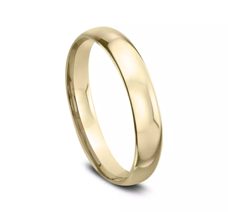 14K Yellow Gold Classic Comfort-Fit Band (3mm)