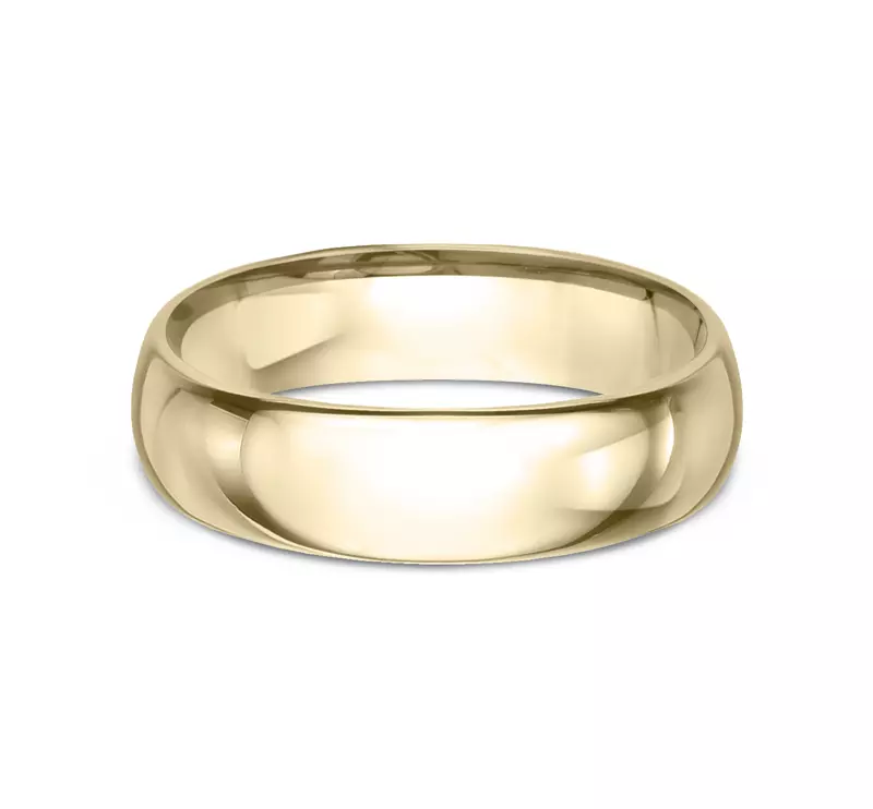Comfort-Fit Plain Band (6mm)