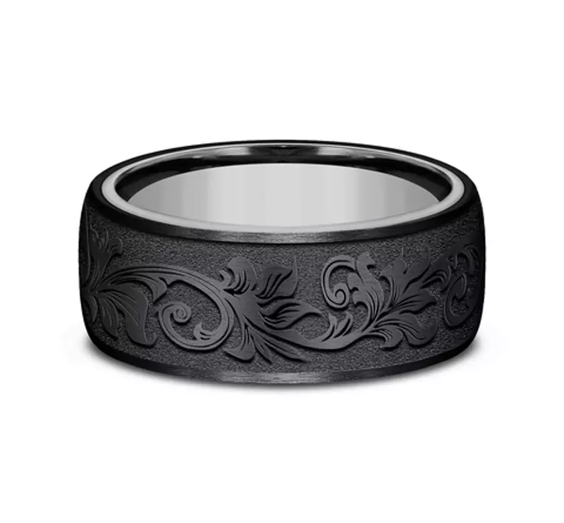 Shadow Scroll Comfort-Fit Band (8mm)