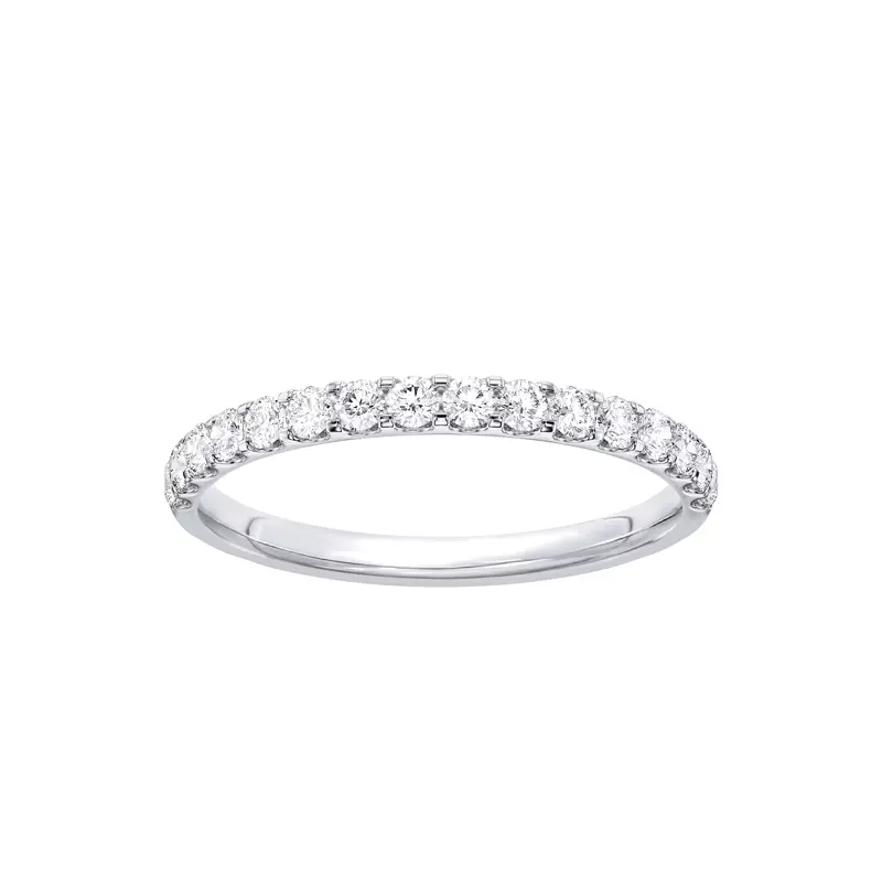Platinum U-Prong Lab Diamond Band (.33 ct. tw.)