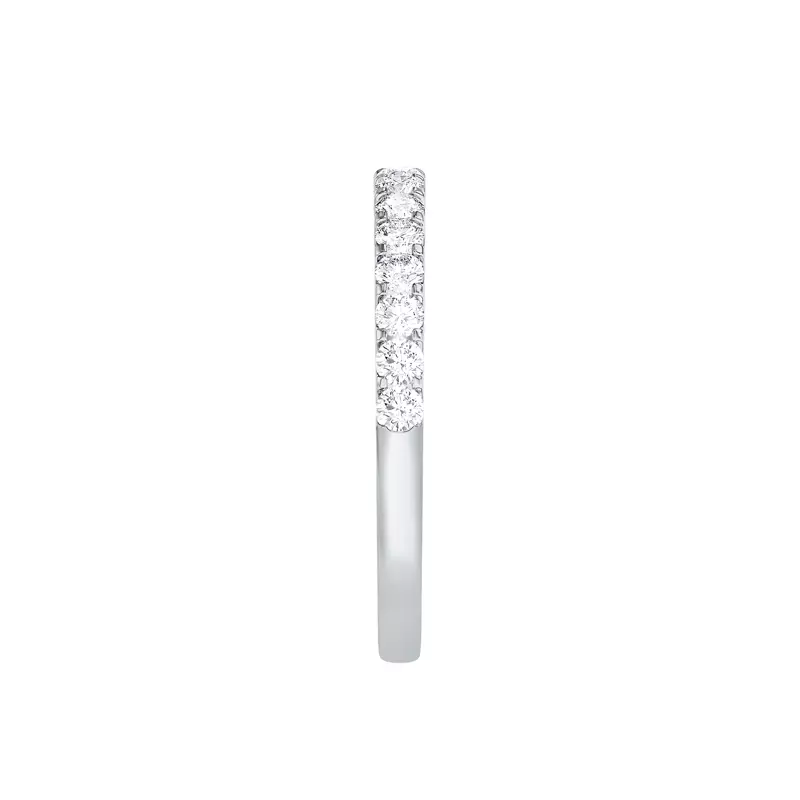 Platinum U-Prong Lab Diamond Band (.33 ct. tw.)