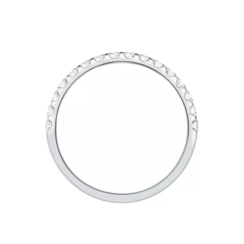 Platinum U-Prong Lab Diamond Band (.33 ct. tw.)