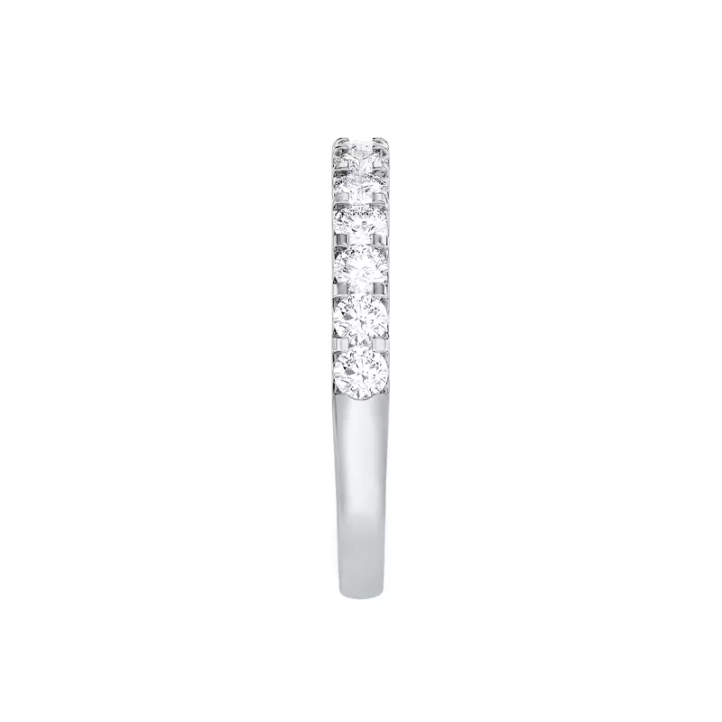 14K White Gold U-Prong Lab Diamond Band (.50 ct. tw.)