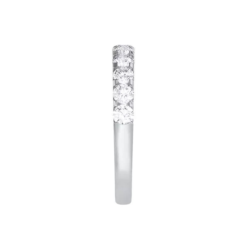 14K White Gold U-Prong Lab Diamond Band (.75 ct. tw.)