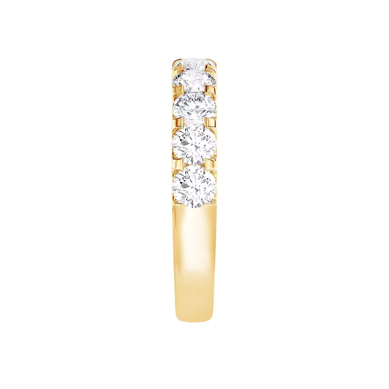 14K Yellow Gold U-Prong Diamond Band (1.50 ct. tw.)
