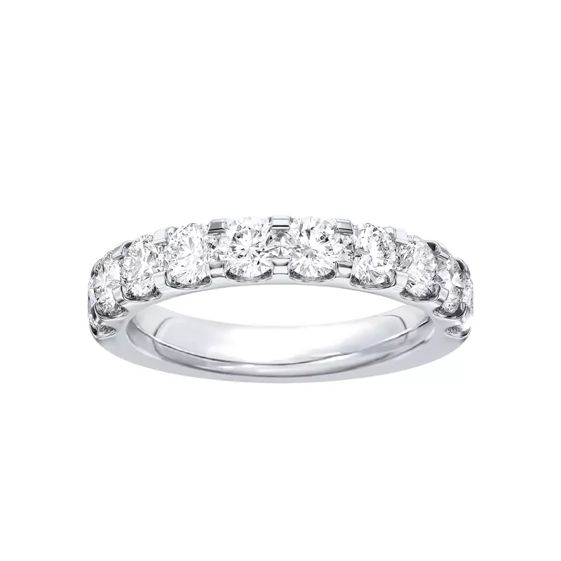 Platinum U-Prong Lab Diamond Band (1.50 ct. tw.)