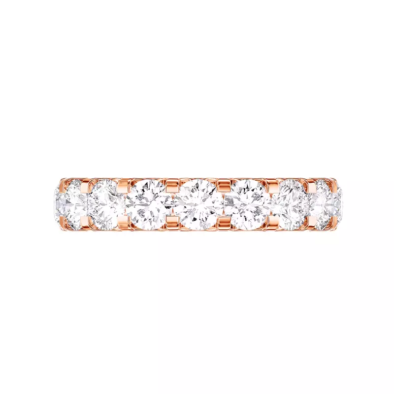 14K Rose Gold U-Prong Diamond Band (2.00 ct. tw.)