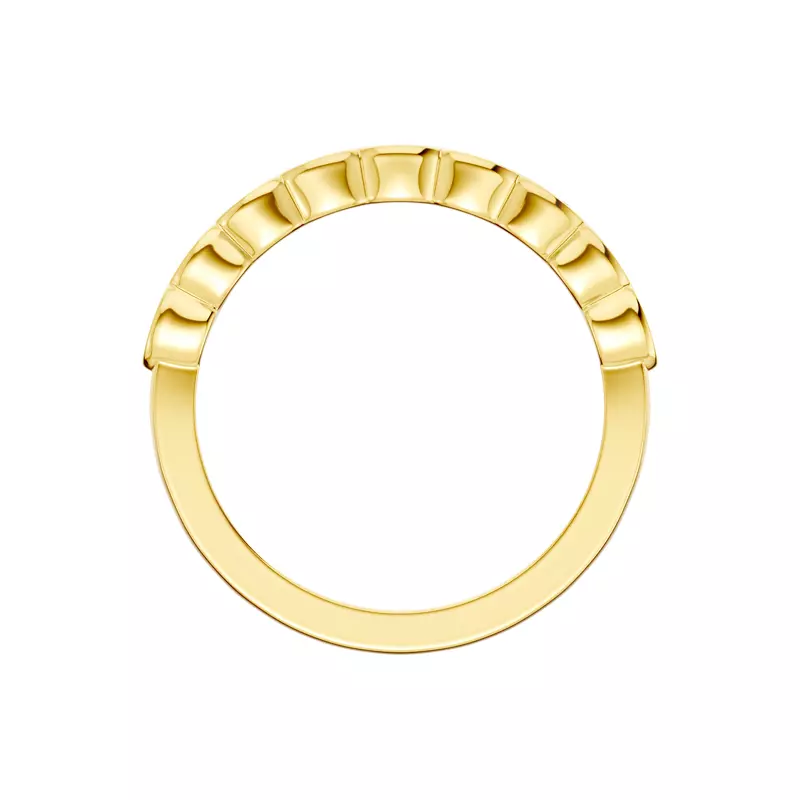 14K Yellow Gold Classic Open Bezel Lab Diamond Band (1.00 ct. tw.)