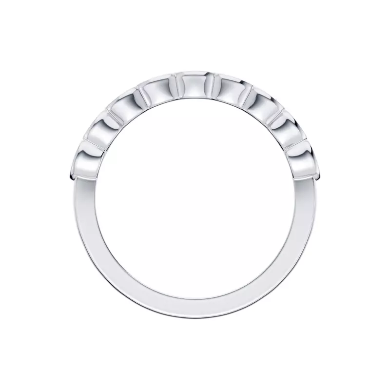 18K White Gold Classic Open Bezel Diamond Band (1.00 ct. tw.)