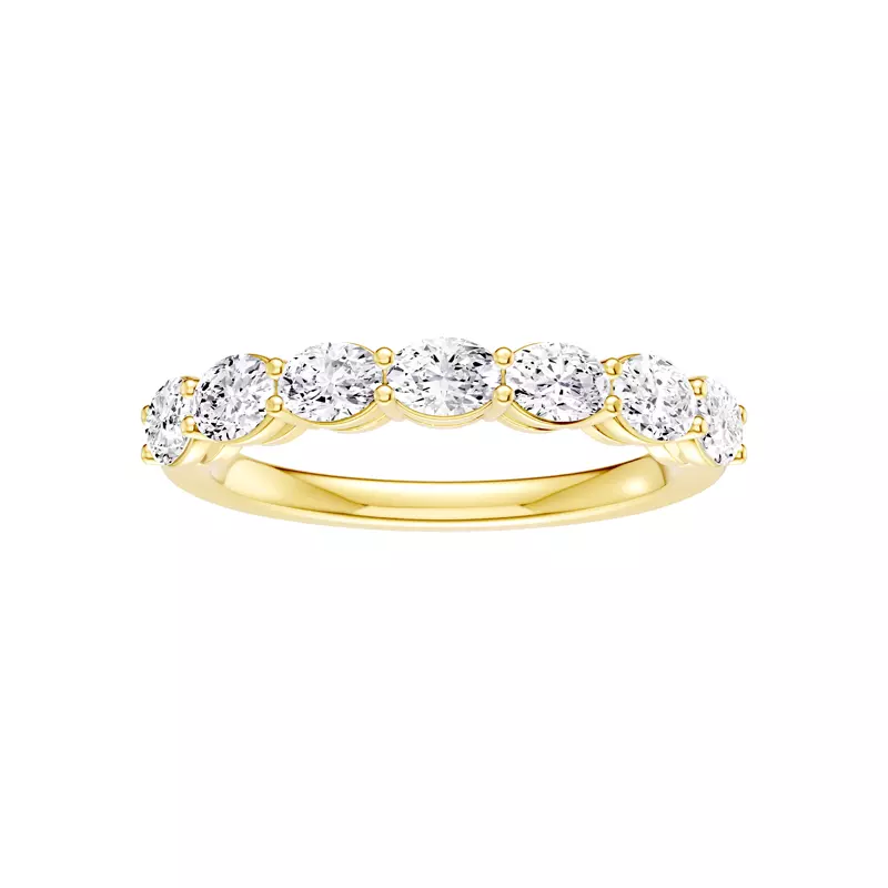 East-West Oval 7-Stone Lab Diamond Band (1.00 ct. tw.)