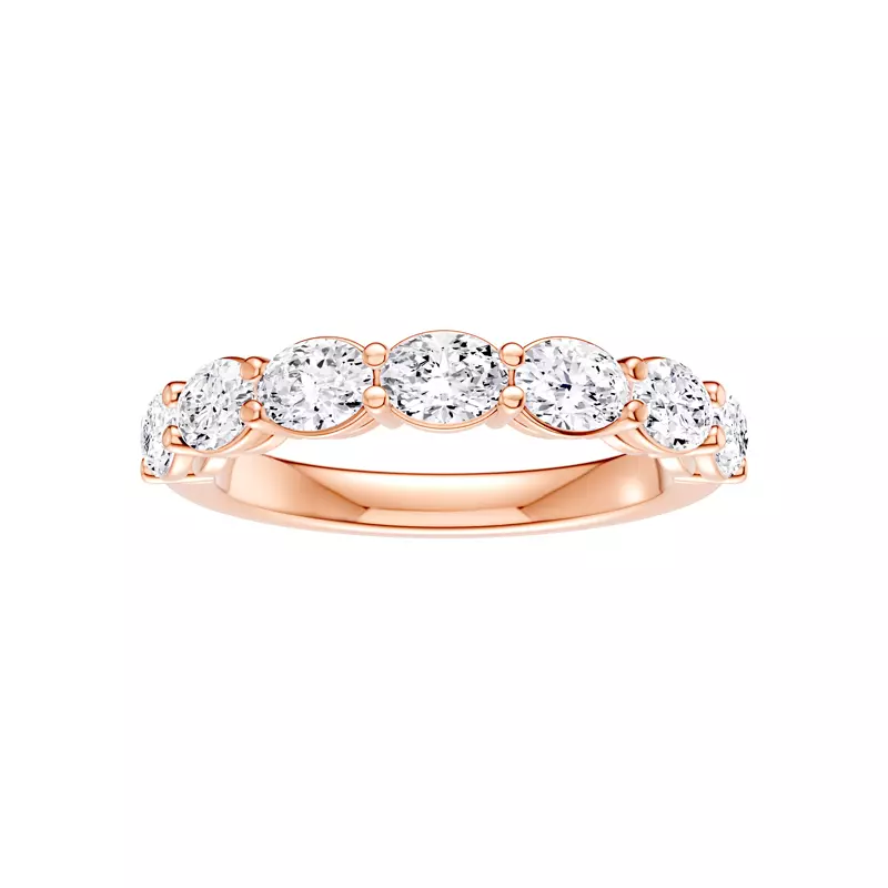 East-West Oval 7-Stone Lab Diamond Band (1.50 ct. tw.)