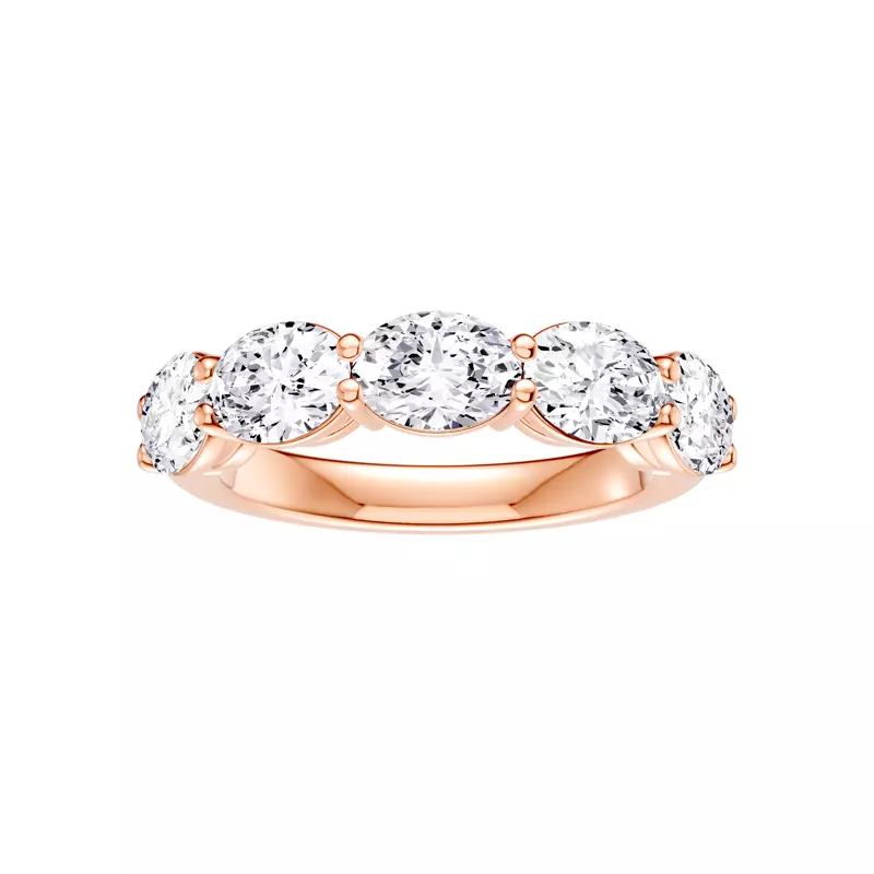 East-West Oval 5-Stone Lab Diamond Band (2.50 ct. tw.)