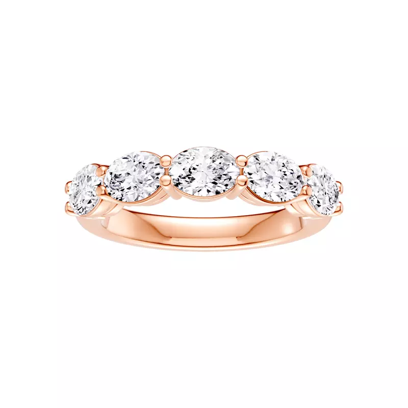 East-West Oval 5-Stone Lab Diamond Band (2.00 ct. tw.)