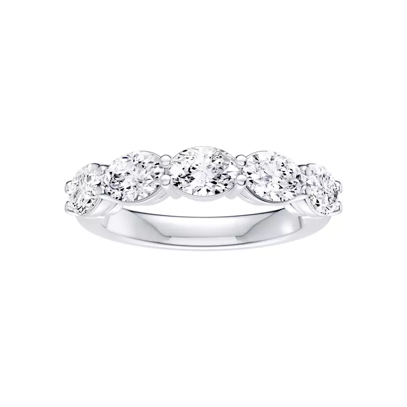 East-West Oval 5-Stone Lab Diamond Band (2.00 ct. tw.)