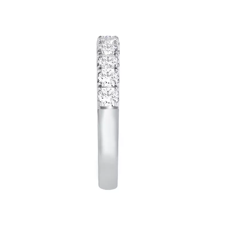 Platinum Princess-Cut Pavé Diamond Band (1.50 ct. tw.)