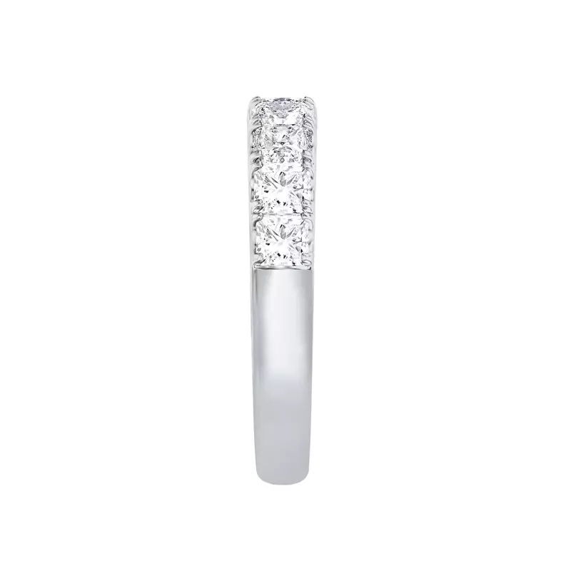 Platinum Princess-Cut Pavé Lab Diamond Band (2.00 ct. tw.)