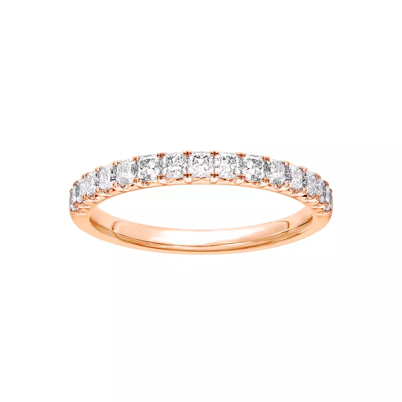 Princess-Cut French Pavé Diamond Band (.75 ct. tw.)