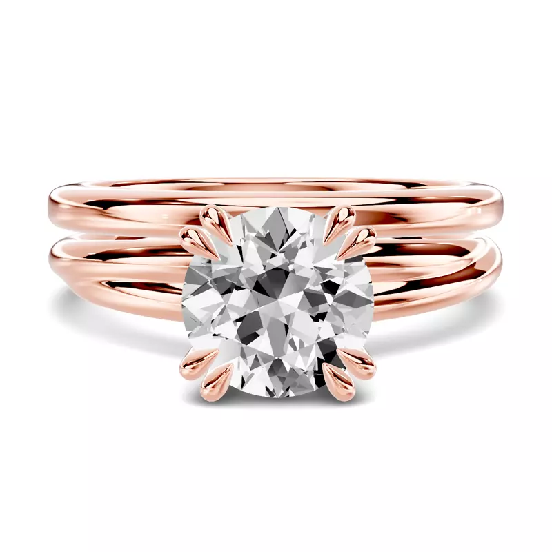 14K Rose Gold Stellora  Classic Band