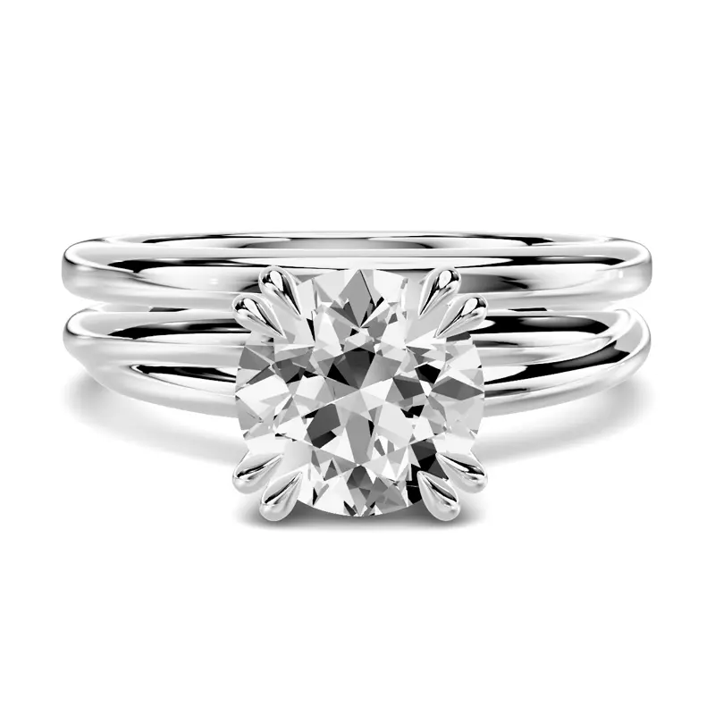 14K White Gold Stellora  Classic Band