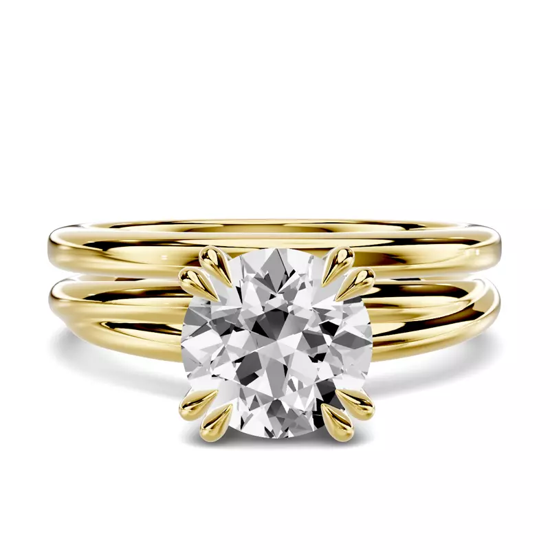 14K Yellow Gold Stellora  Classic Band
