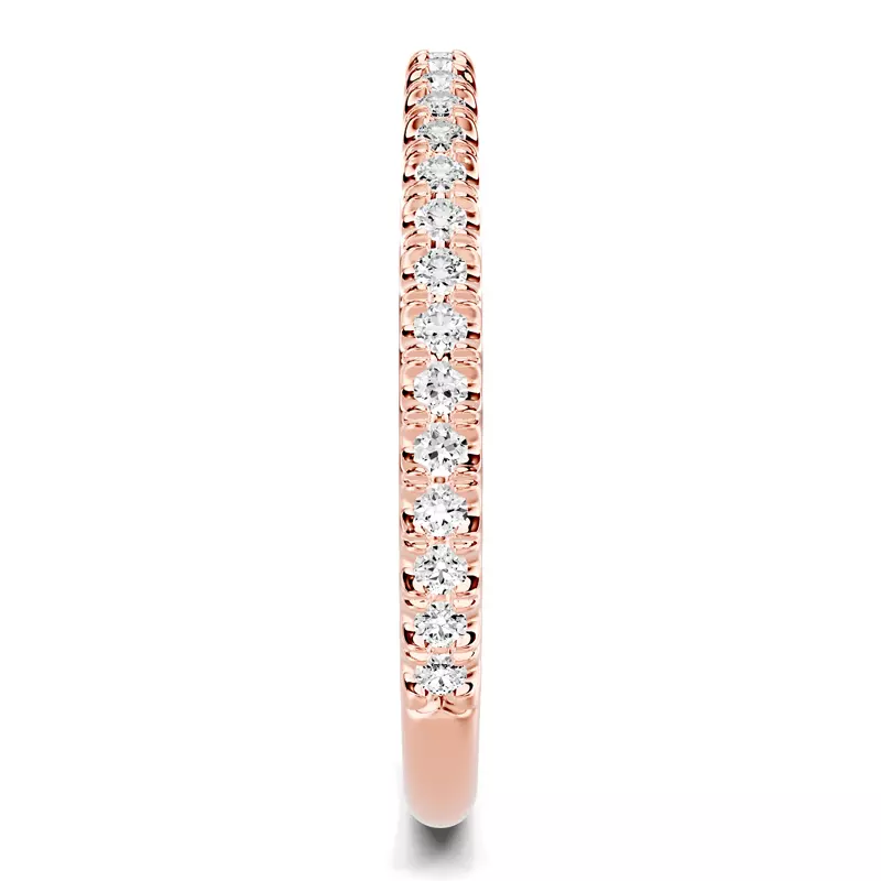 14K Rose Gold Avalon Pavé Band