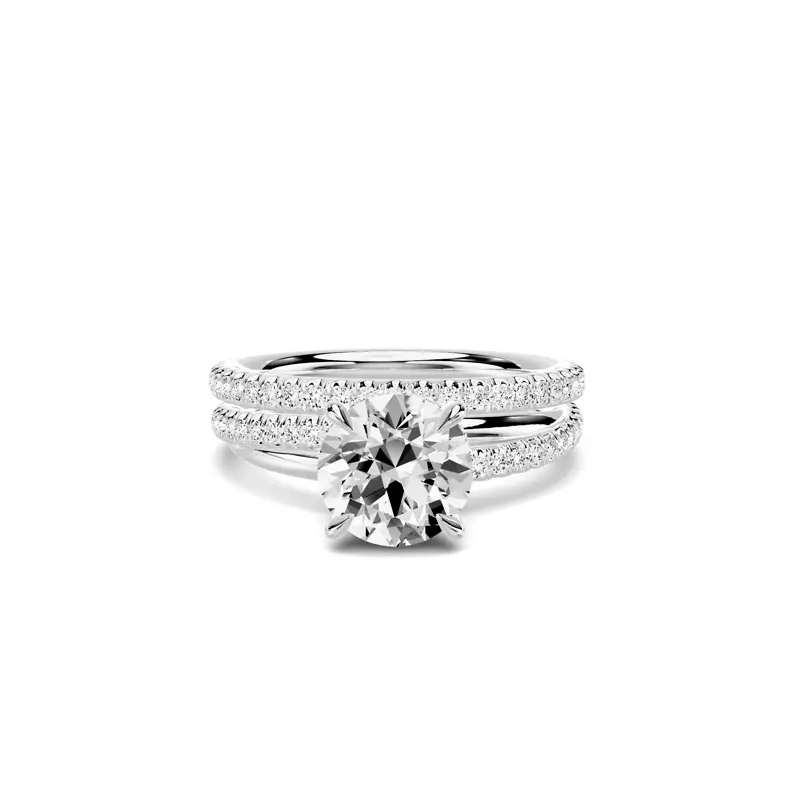 14K White Gold Avalon Pavé Band