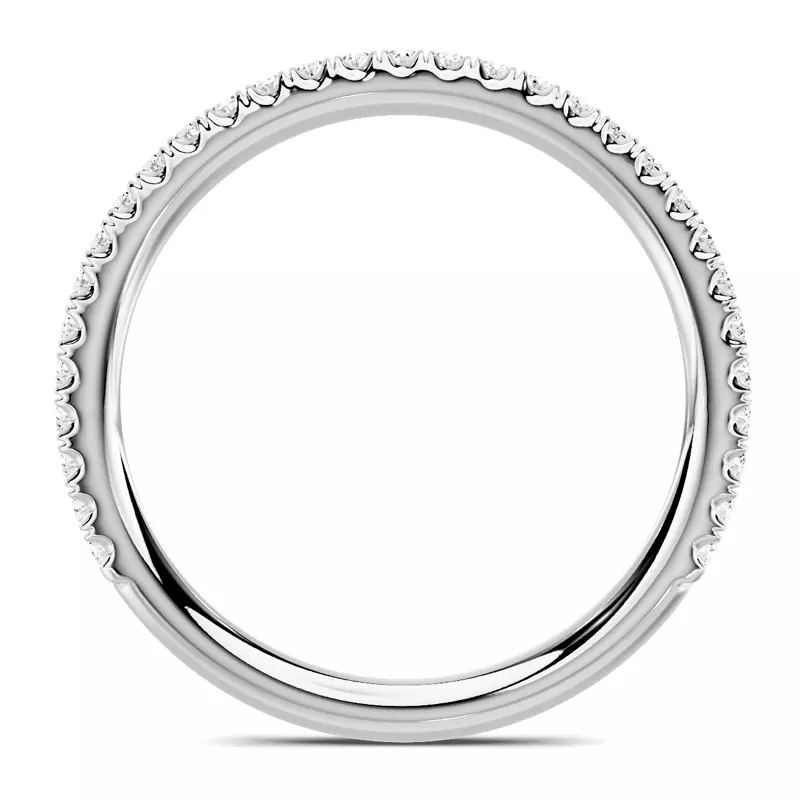 18K White Gold Avalon Pavé Band