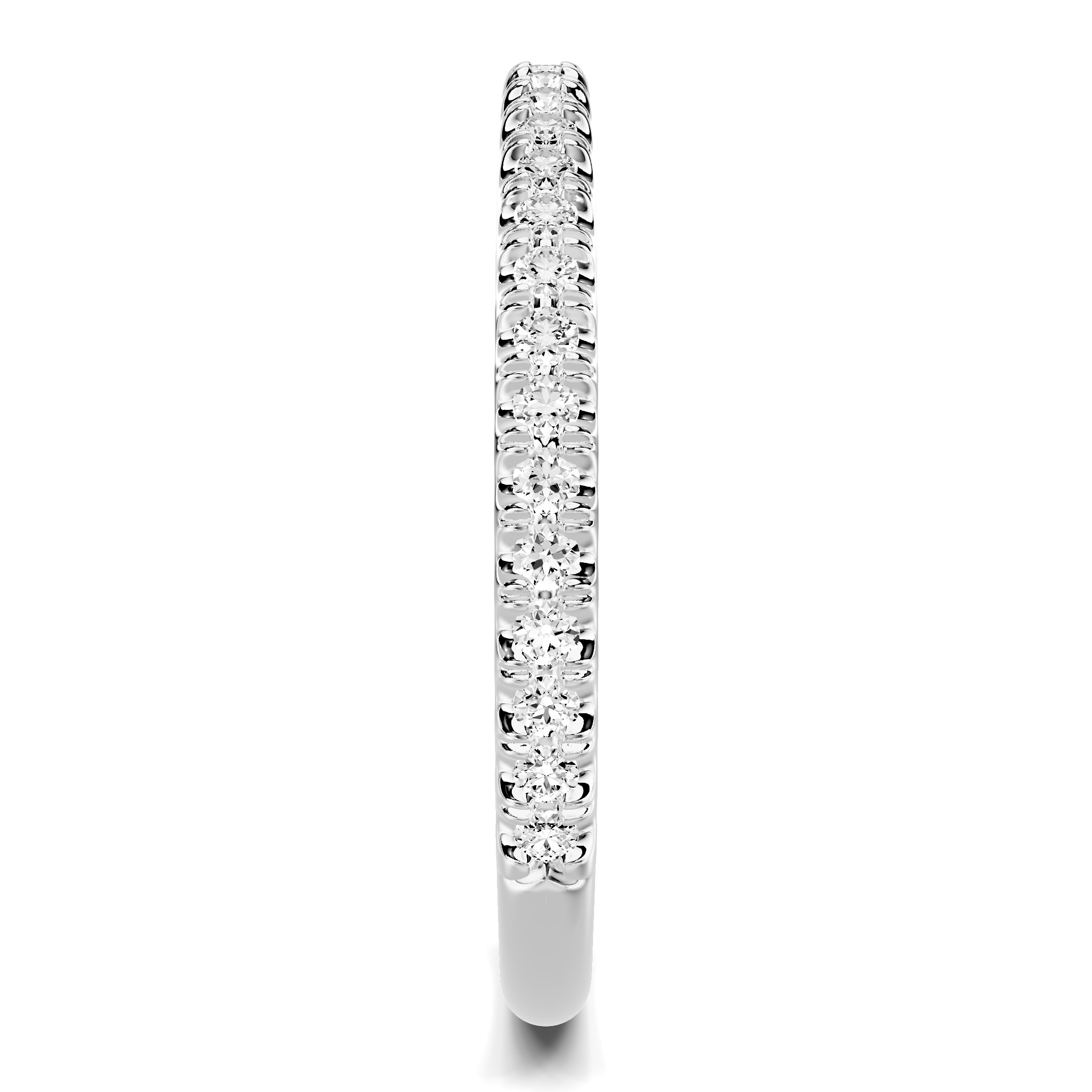 18K White Gold Avalon Pavé Band