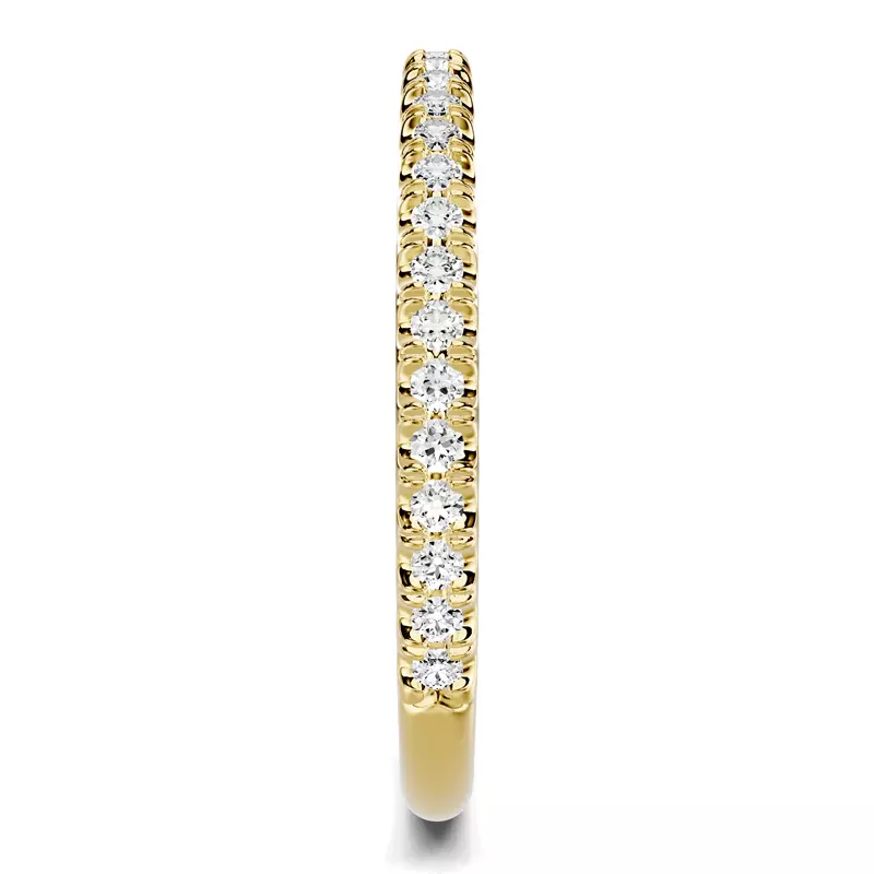 18K Yellow Gold Avalon Pavé Band