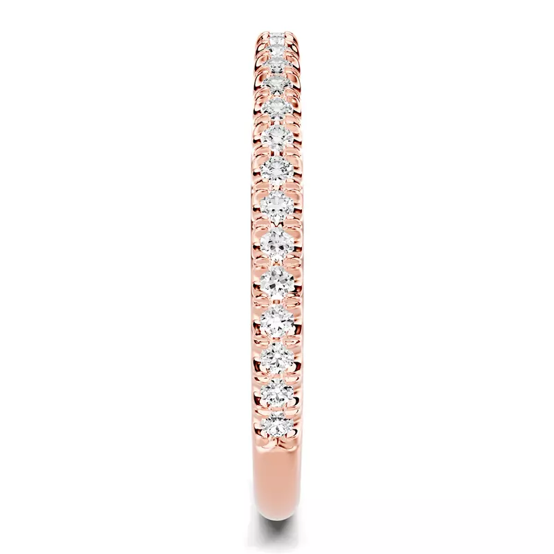 14K Rose Gold Avalon Classic Pavé Band